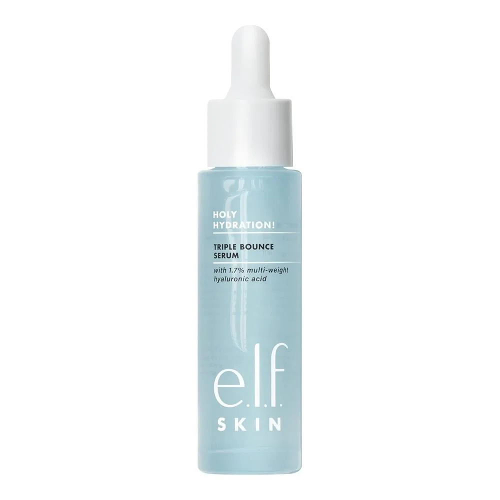 Sérum facial e.l.f. SKIN Holy Hydration Triple Bounce con ácido hialurónico