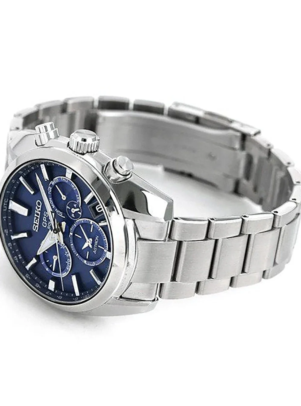 Seiko Astron GPS Solar SSH019 Esfera Azul Acero Inoxidable 43 mm