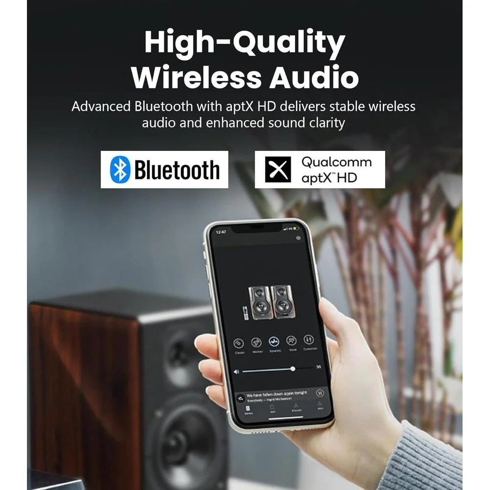 Edifier S3000MKII Altavoces audiófilos de alta resolución, 256 W RMS, aptX HD Bluetooth, inalámbrico, agudos planares