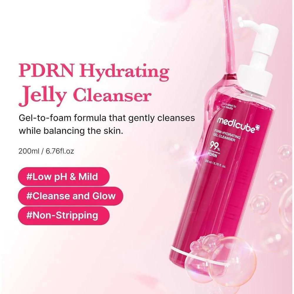 Medicube Set de Dispositivo y Cuidado de la Piel 3 en 1 Mini Booster Pro Plus con Limpiador y Gel PDRN Beige