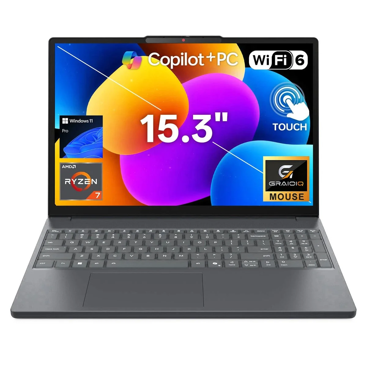 Laptop Lenovo IdeaPad Slim 3 AMD Ryzen 7 170 16GB DDR5 512GB SSD 15.3 pulgadas