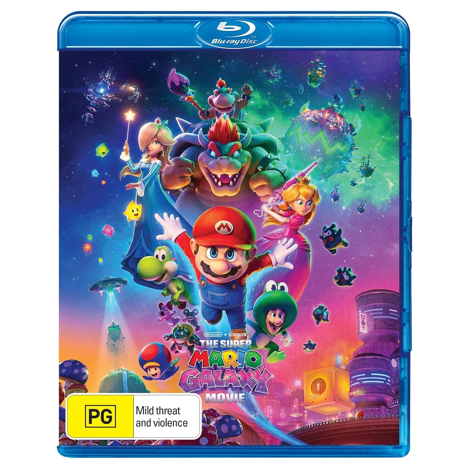 Blu-ray The Super Mario Galaxy Movie Región A, B y C