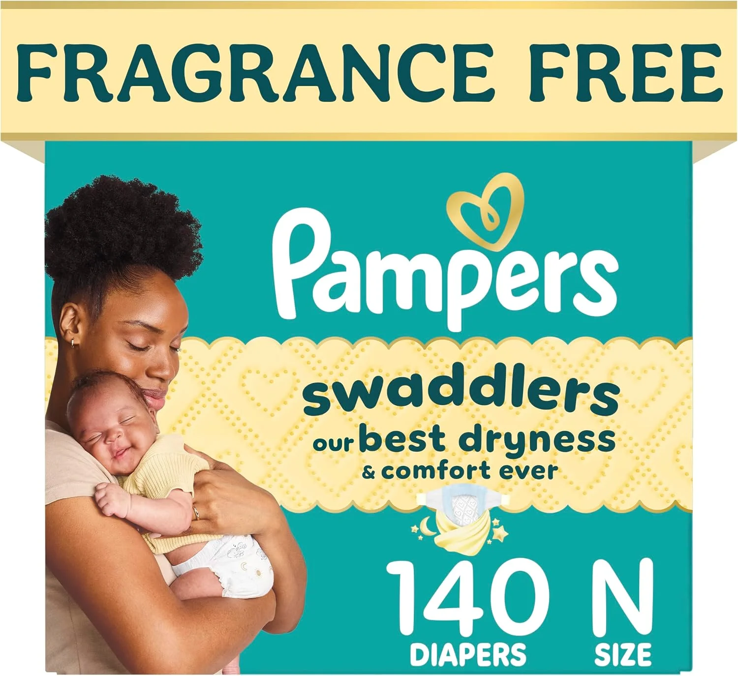 Pañales Pampers Swaddlers Recién Nacido Talla RN 140 unidades