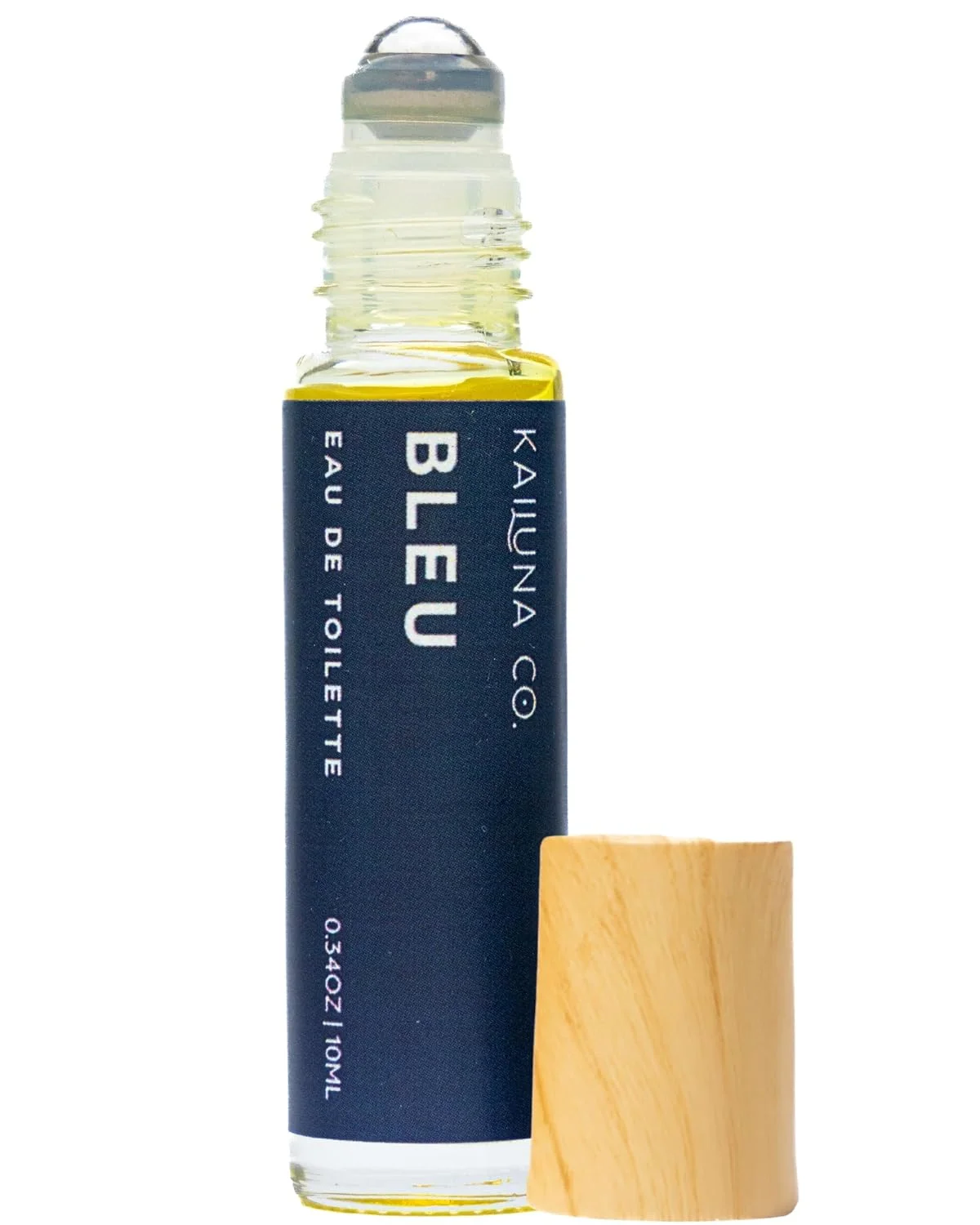 Kailuna Co. Bleu for Men Non-Toxic Essential Oil Perfume Roll On, 10 ml