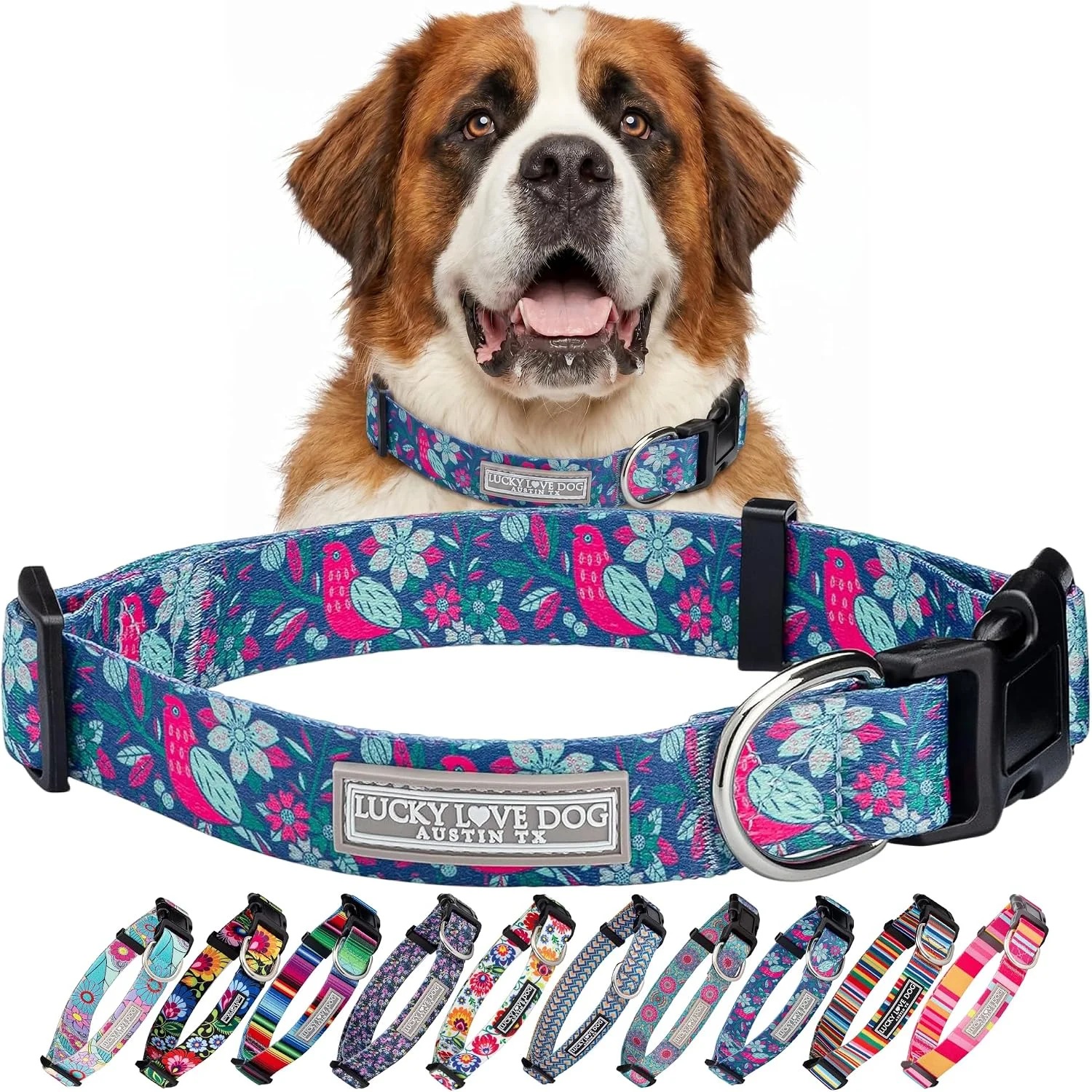 Collar para perros extra grandes Lucky Love Dog Carriebelle talla XL
