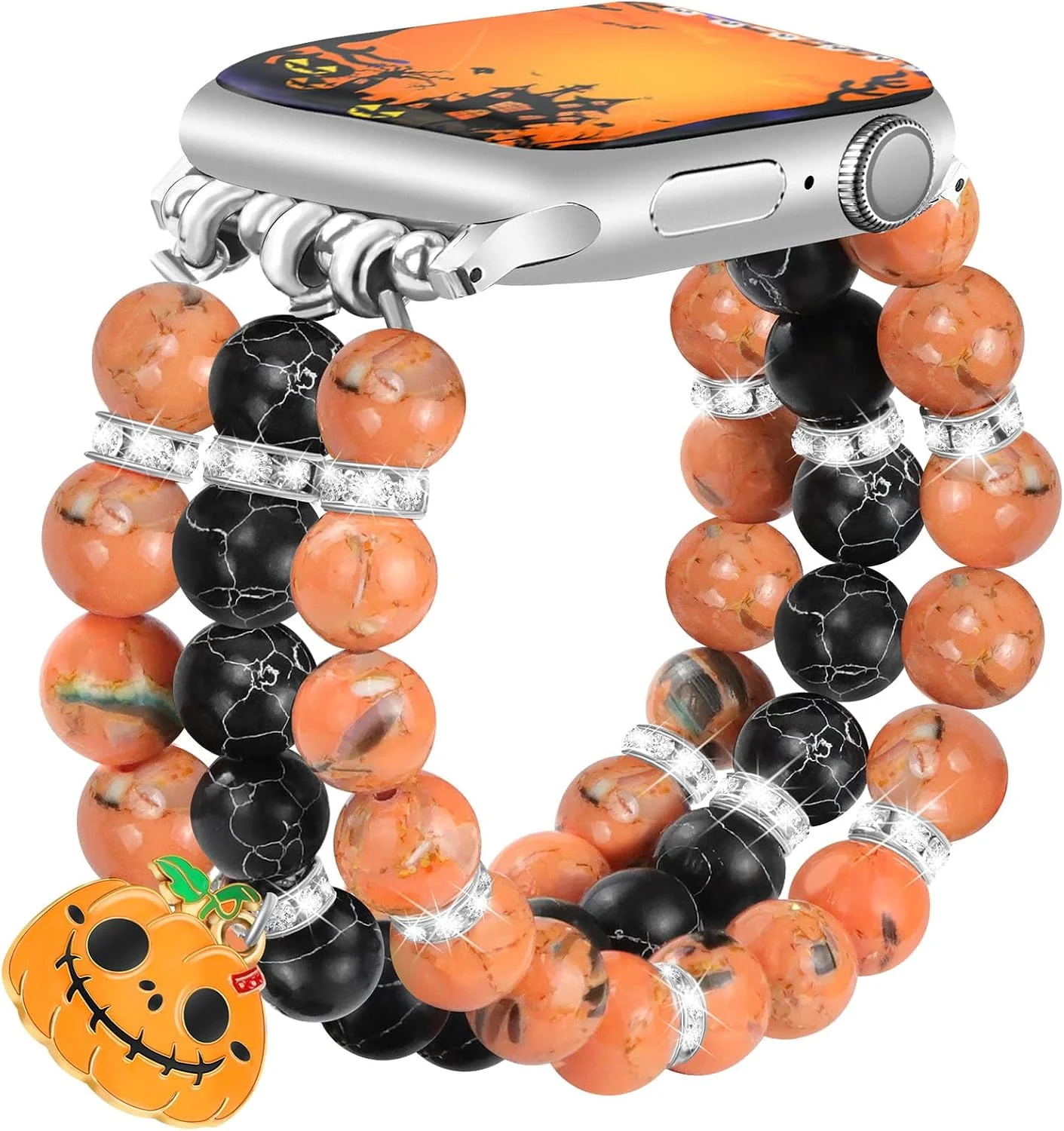 Correa de cuentas para Apple Watch 38mm 40mm 41mm 42mm Halloween JR.DM