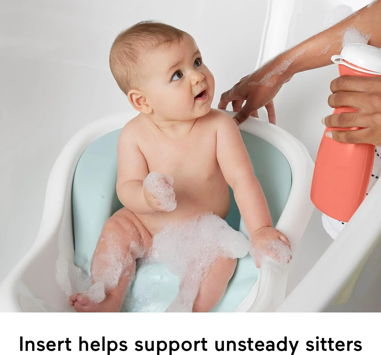Fisher-Price Sling N Seat 4 en 1 Bañera para Bebé Summer Blossoms Modelo 2