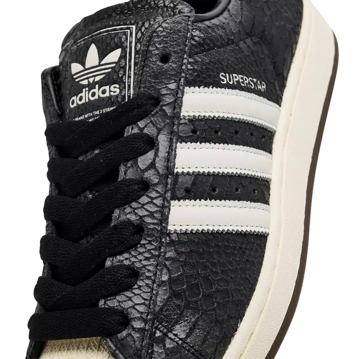 Adidas Originals Superstar II SE Croc Casual Shoes Men's Core Black