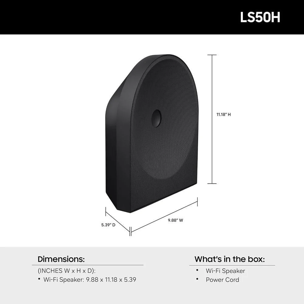 Samsung Altavoz Inteligente Music Studio 5 con Sonido Dolby Atmos, Q-Symphony, WiFi y Bluetooth Modelo 2026 Negro
