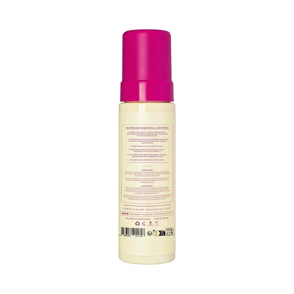 Kit Mousse Autobronceadora Oscura, Loción Bronceadora Instantánea sin Sol con Guante