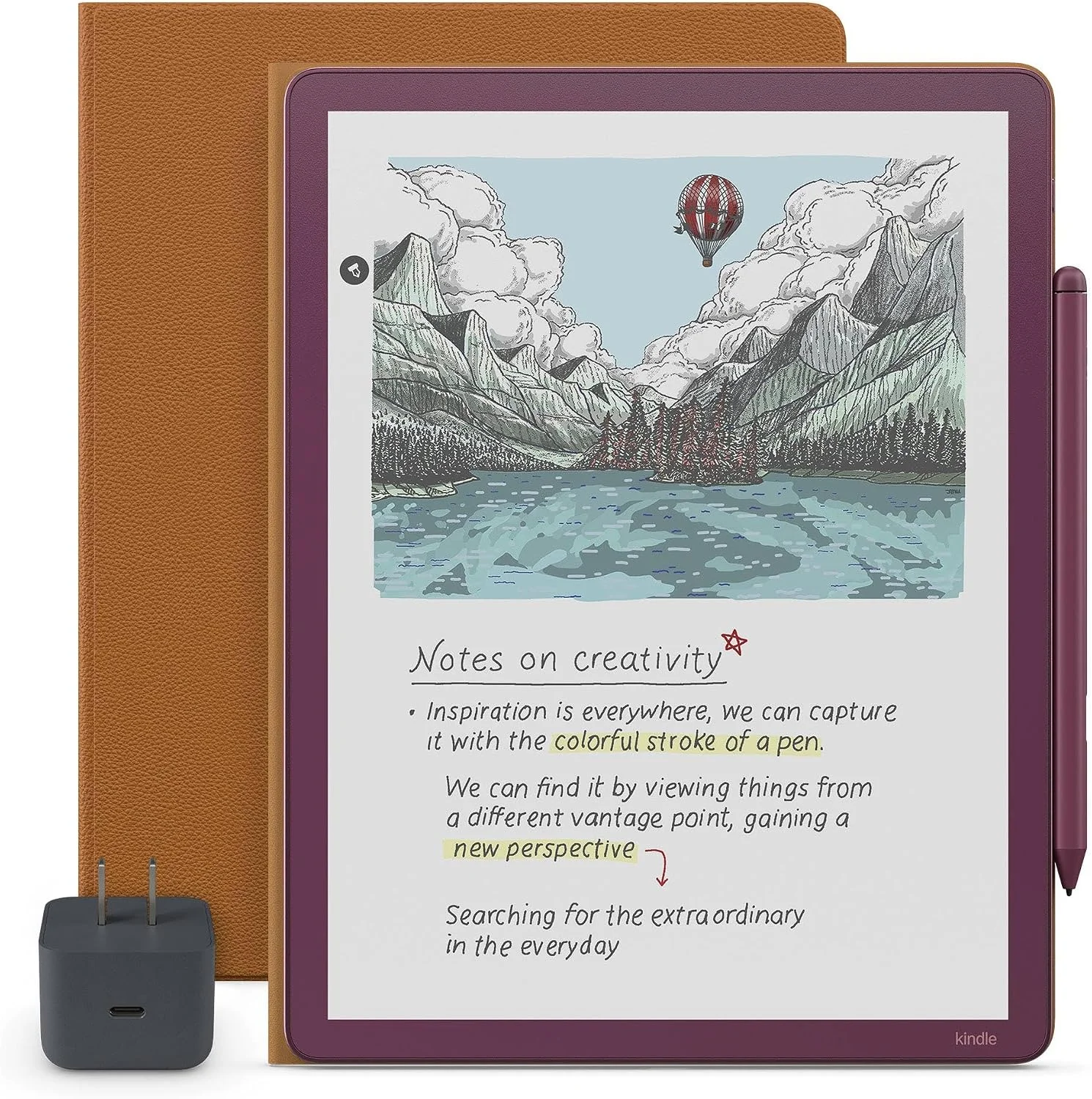 Amazon Kindle Scribe Colorsoft Essentials Bundle - Graphite (grafito) (Lápiz Premium + Folio)