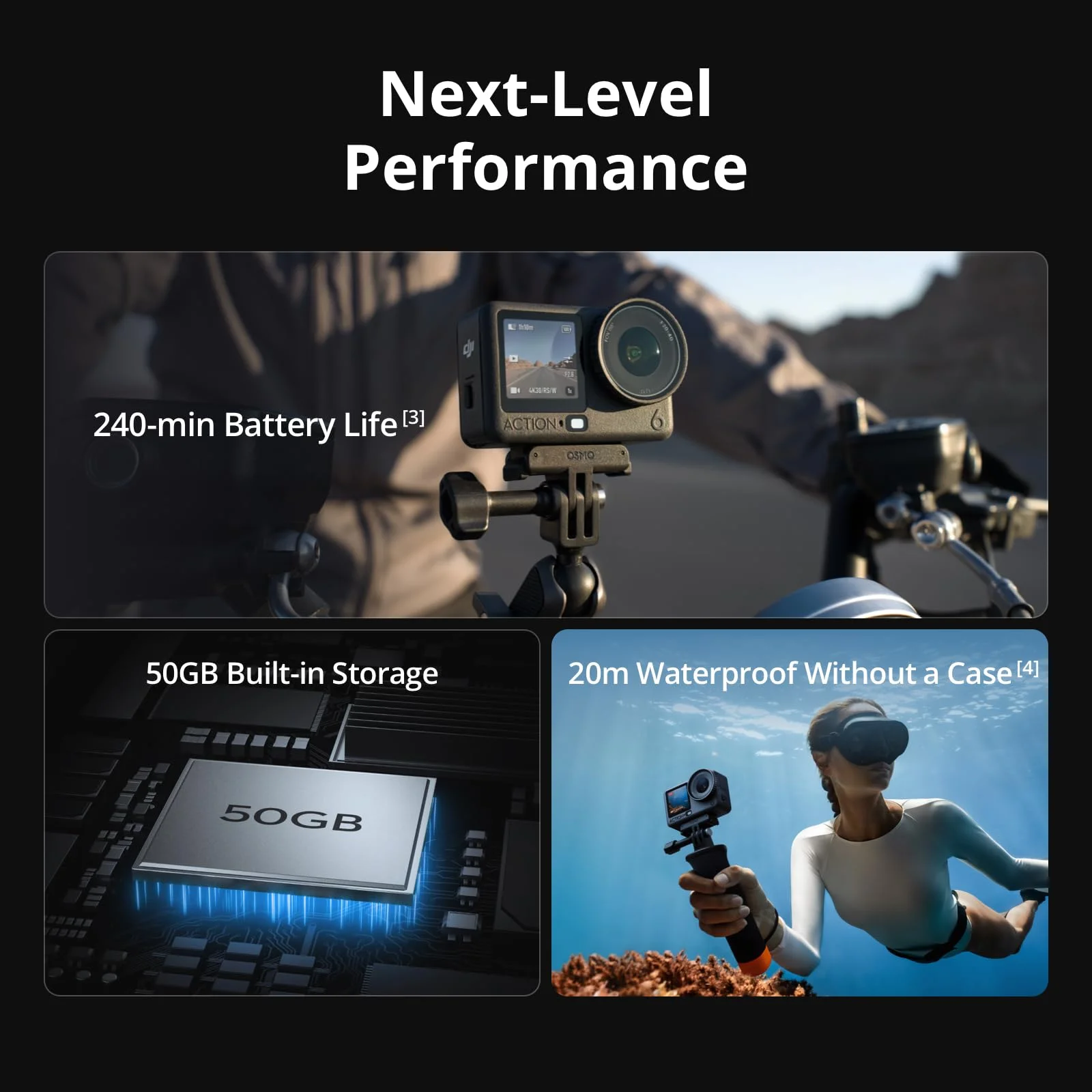 DJI Osmo Action 6 Enhanced Combo