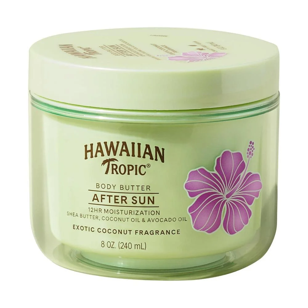 Hawaiian Tropic After Sun Body Butter with Coconut Oil, 8 Oz