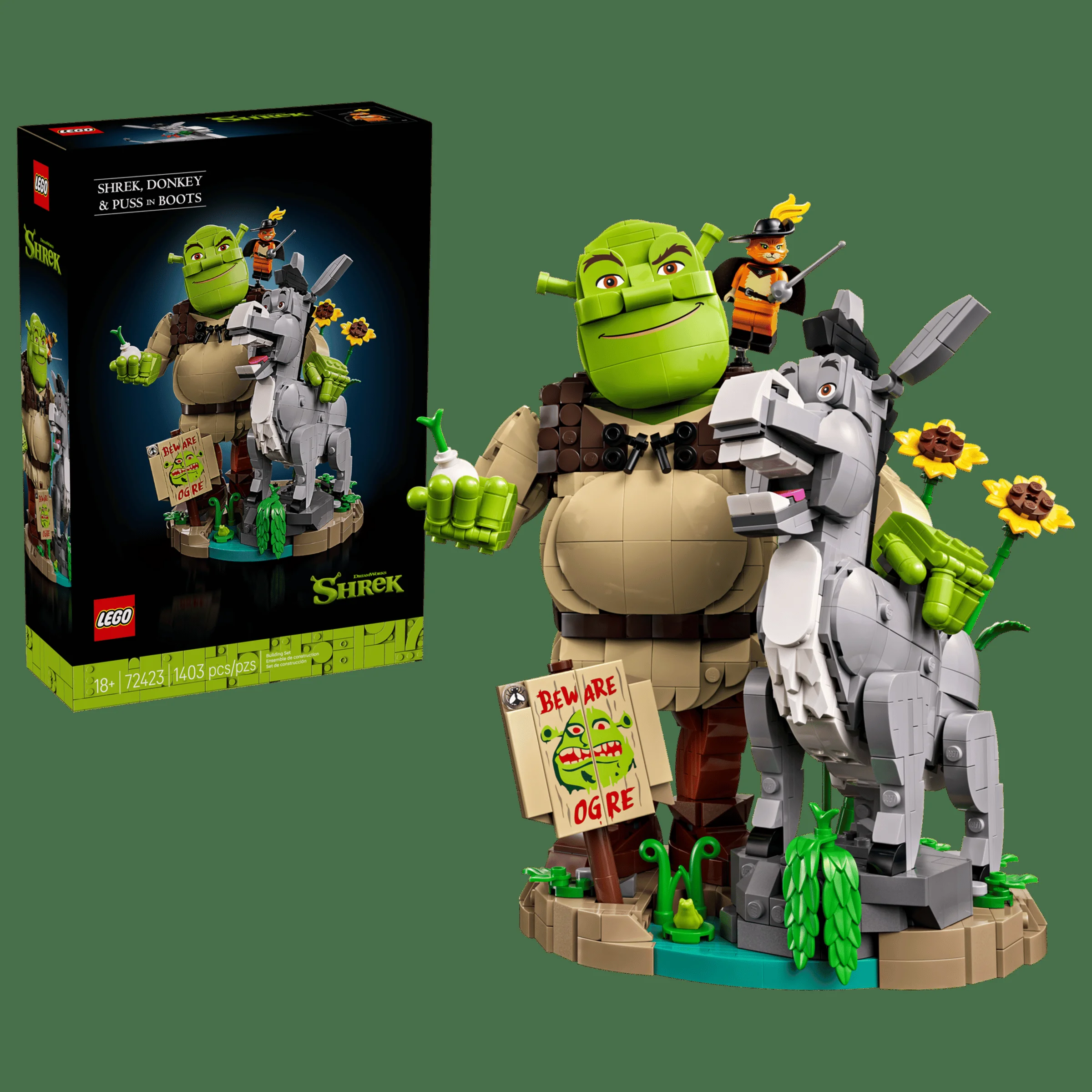 LEGO Shrek, Donkey & Puss in Boots