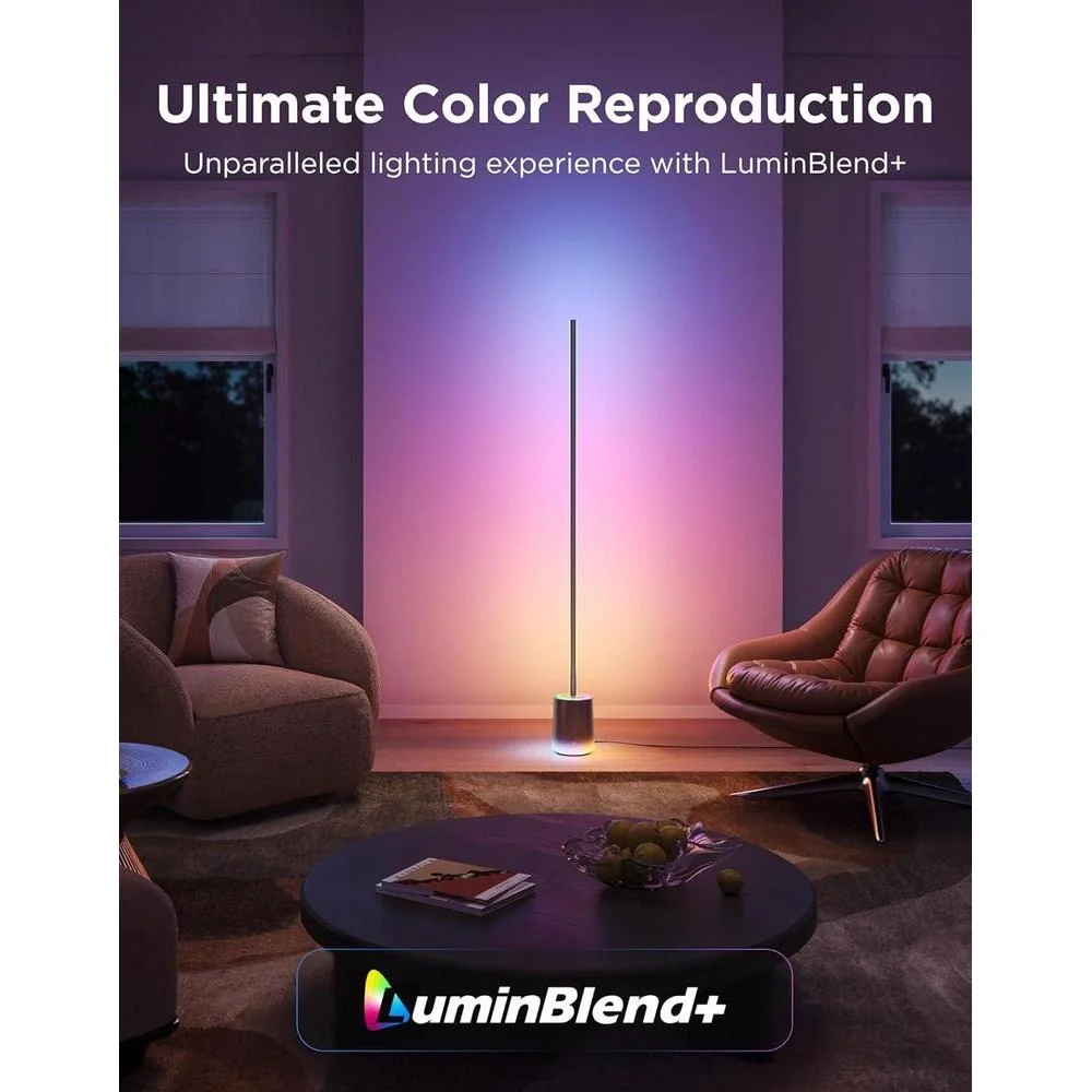 Lámpara de pie Govee con tecnología LuminBlend+, compatible con Matter, ideal para sala de estar, dormitorio y oficina