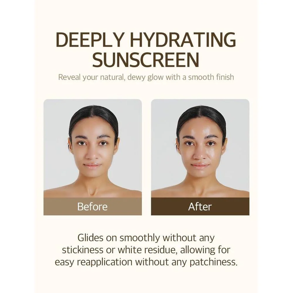 Mixsoon Protector Solar Coreano SPF 50, Textura Ligera y Aireada, Sin Fundición Blanca, Apto para Maquillaje y Uso Diario
