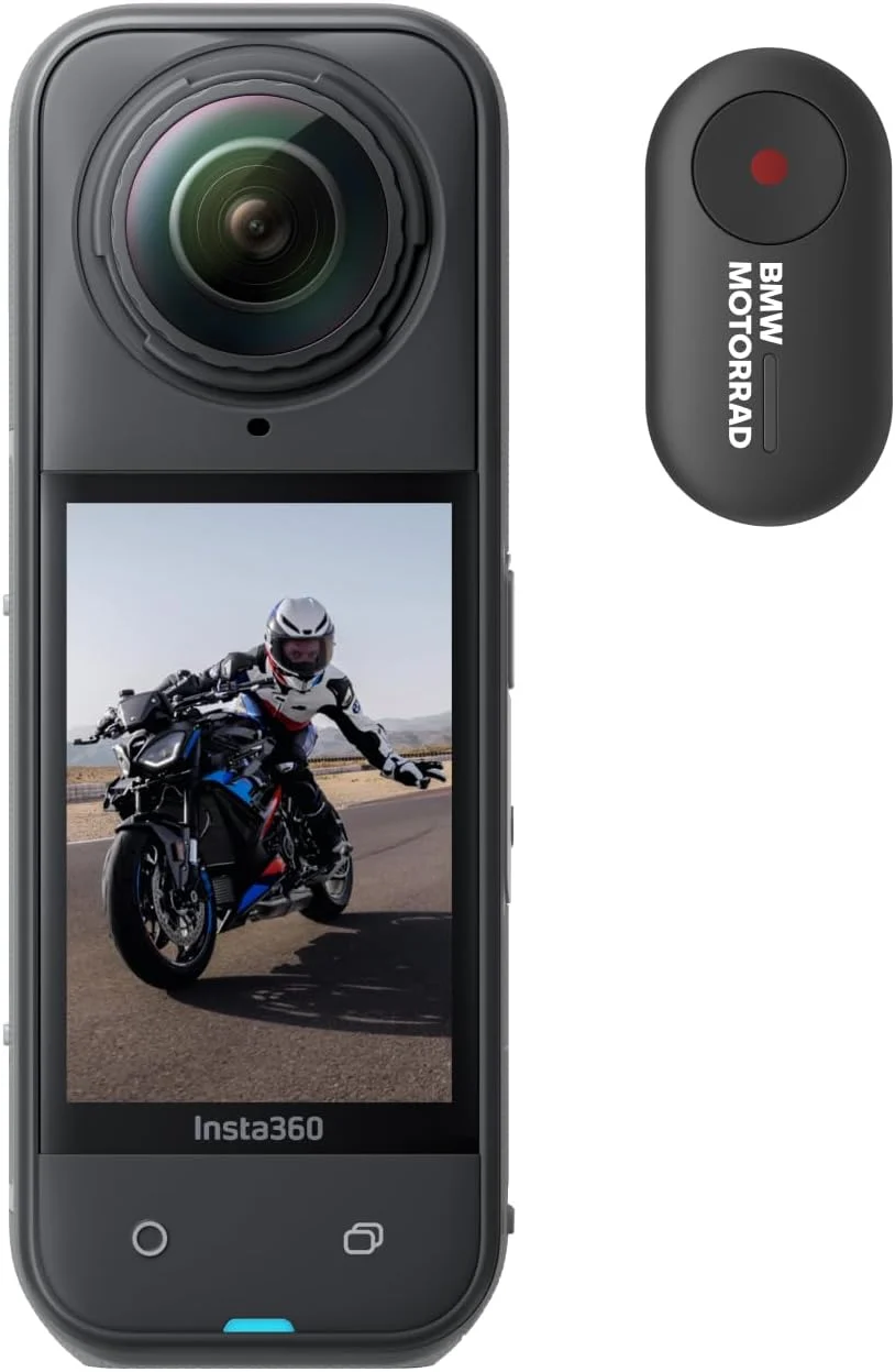 Insta360 X5 BMW Motorrad Edition — Cámara de acción 360 8K resistente al agua