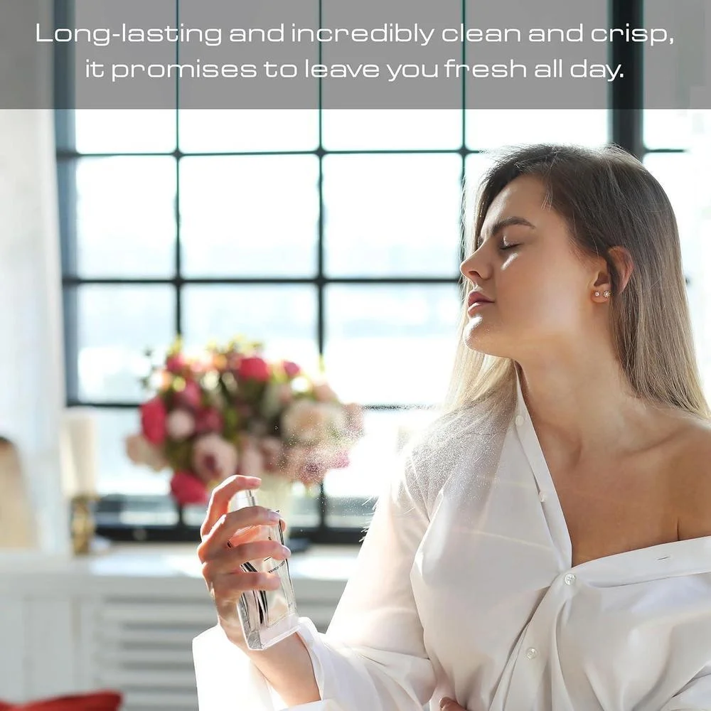 Laila Eau de Parfum Spray – Fragancia fresca y limpia de larga duración para mujer con aromas afrutados y florales