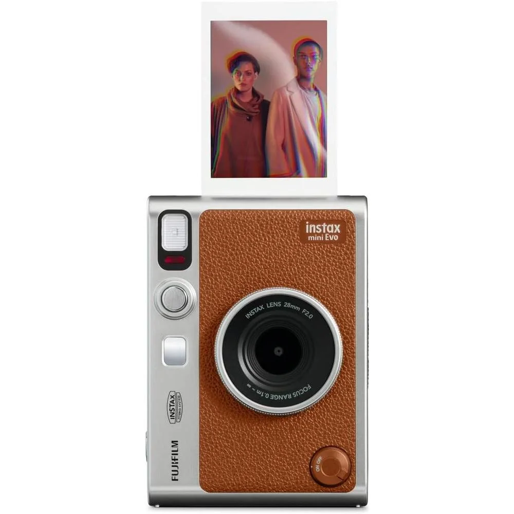 Cámara instantánea Fujifilm Instax Mini EVO marrón