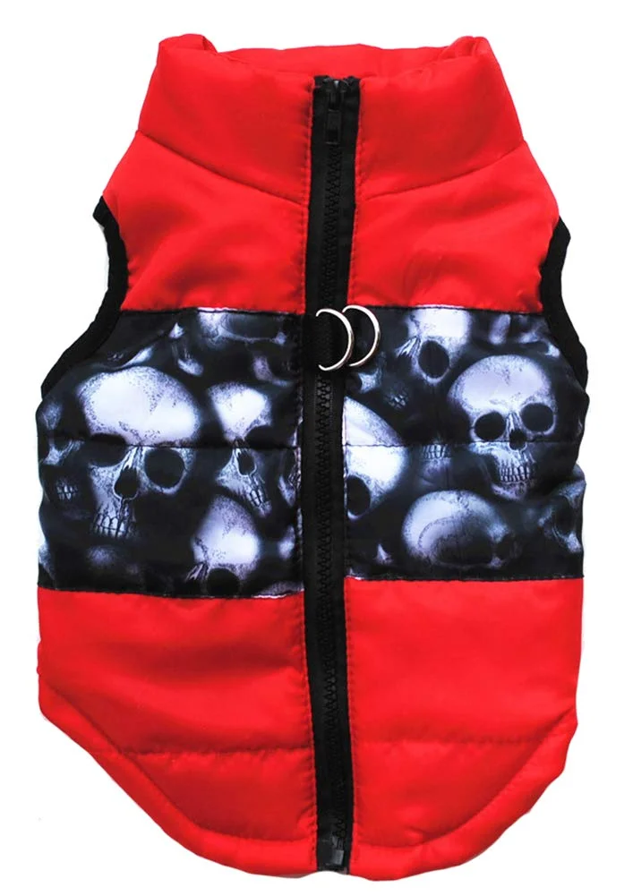 Chaleco impermeable para perros pequeños Marupet Winter Waterproof Windproof XXS rojo