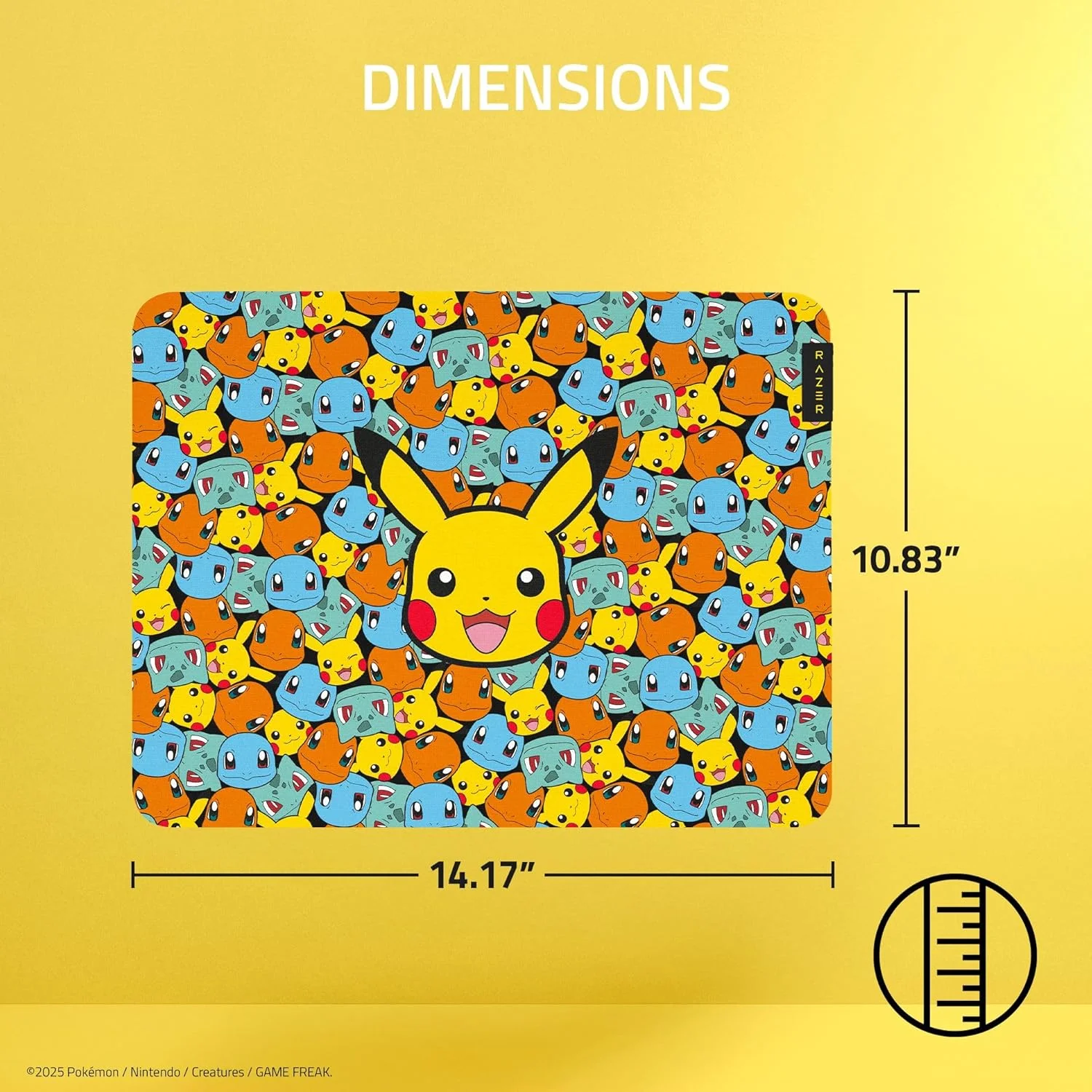 Razer Gigantus (Pokémon Edition) — Mousepad gaming, tamaño Medium