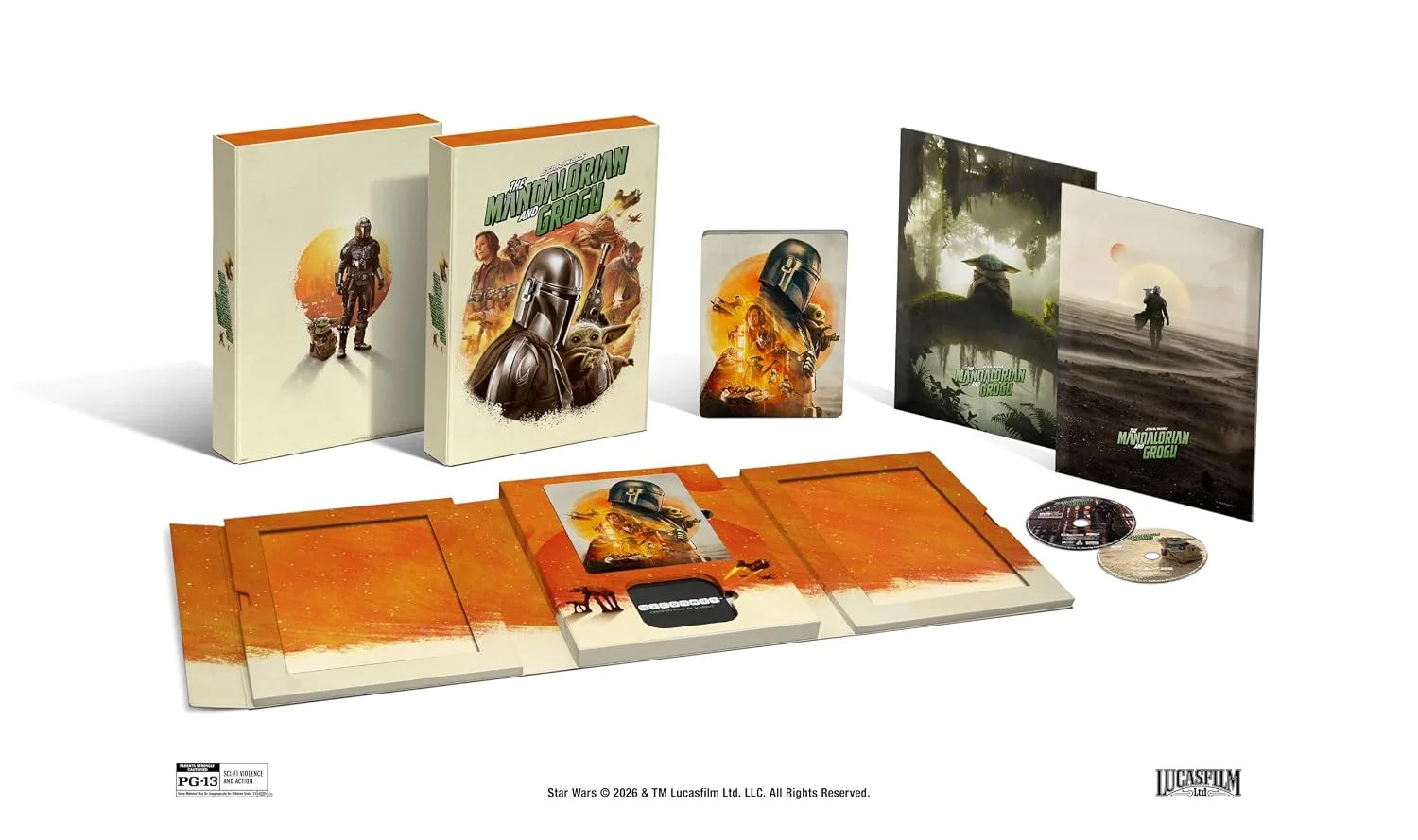 DVD The Mandalorian and Grogu - Beskar Collector's Edition Steelbook