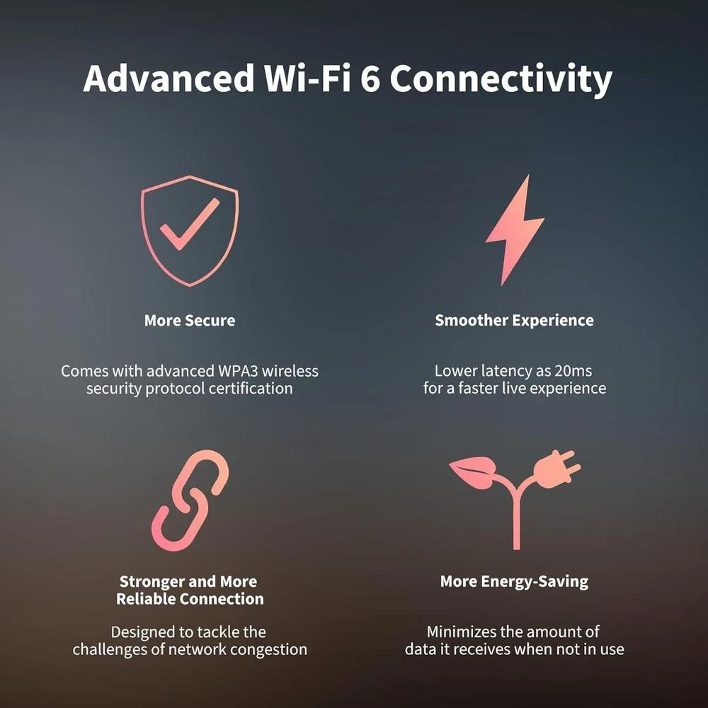 Aqara Cámara de seguridad E1 con visión 2K, panorámica, audio bidireccional, visión nocturna, compatible con HomeKit y Alexa