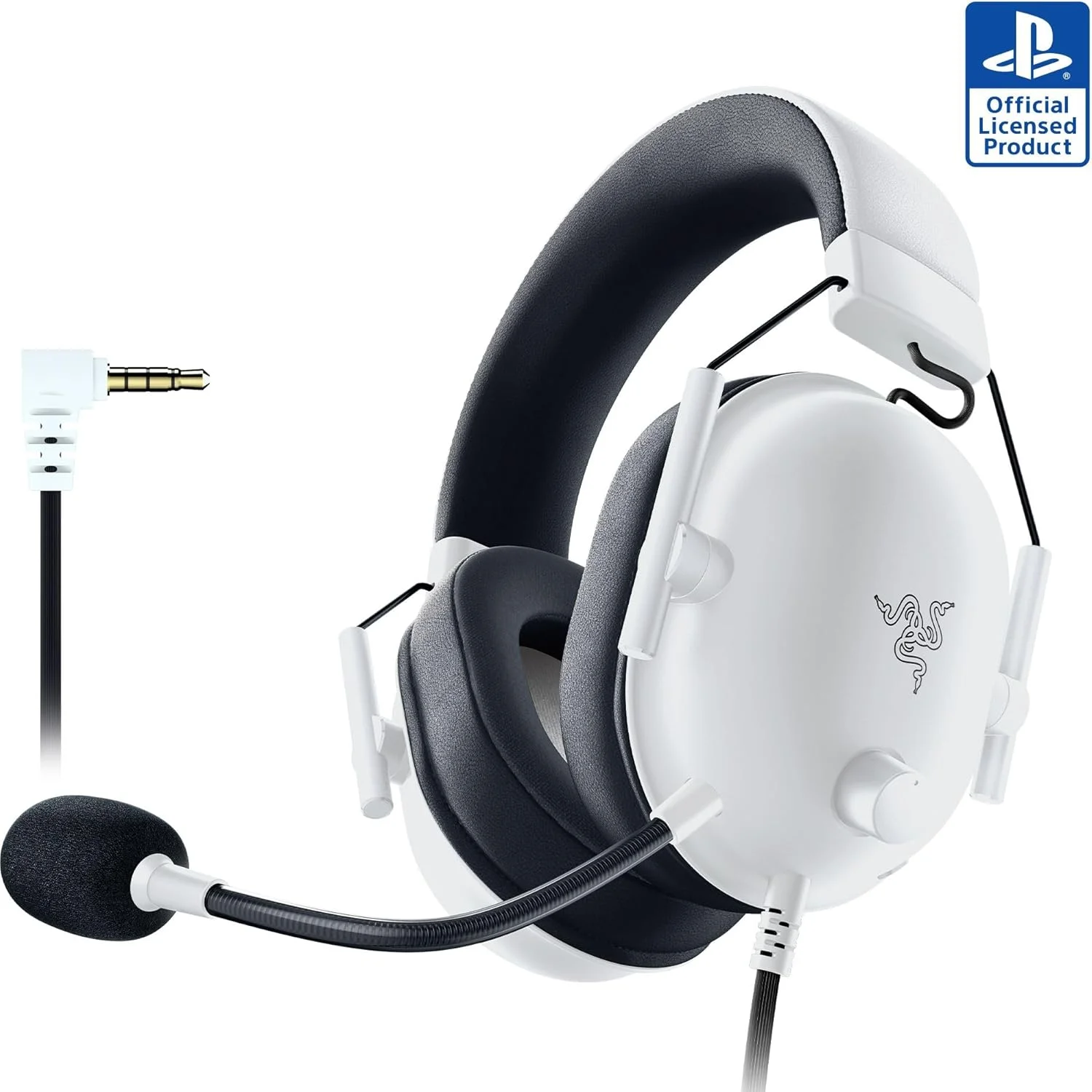 Headset Razer BlackShark V2 X Wired PlayStation Blanco