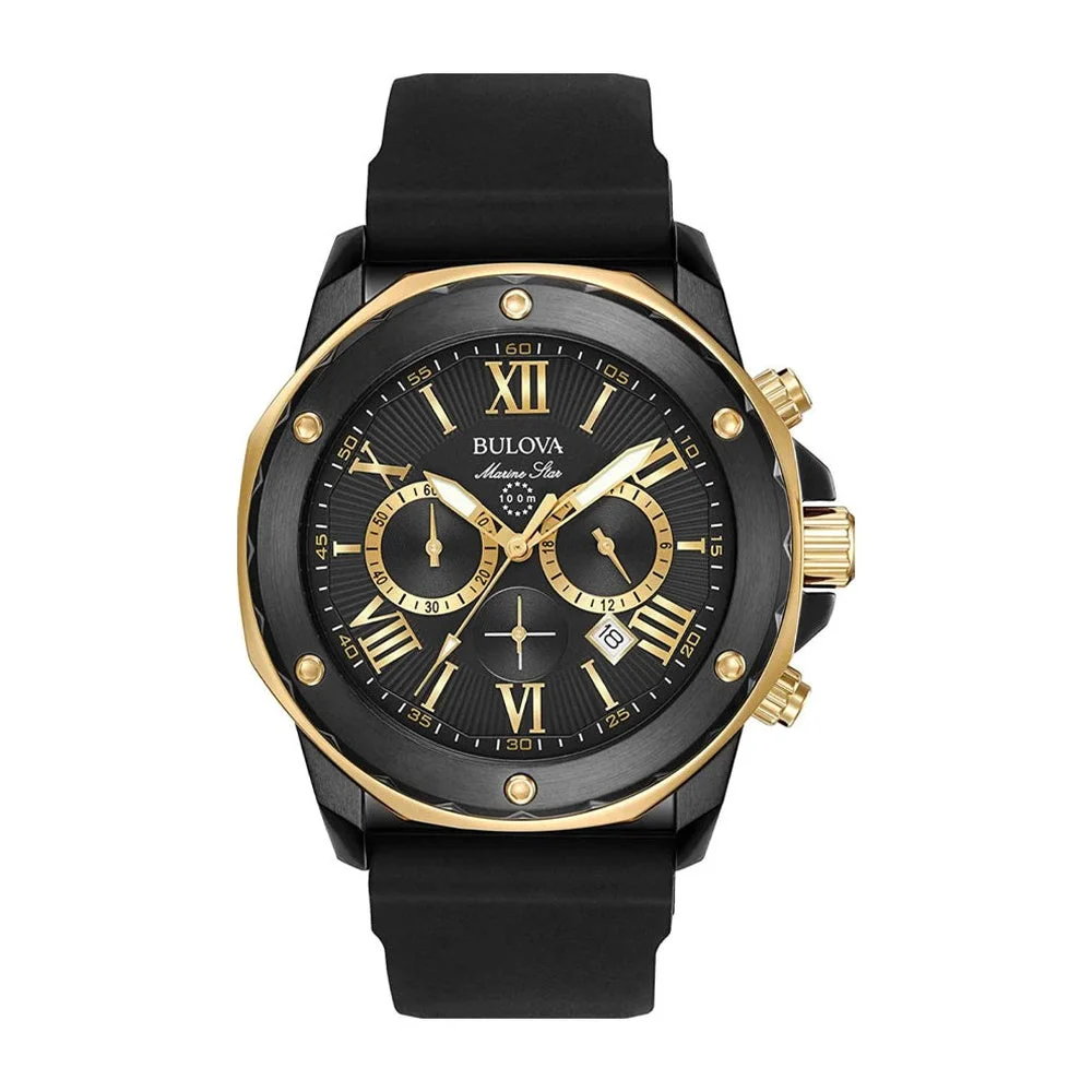 Bulova Marine Star Cronografo - Dorado