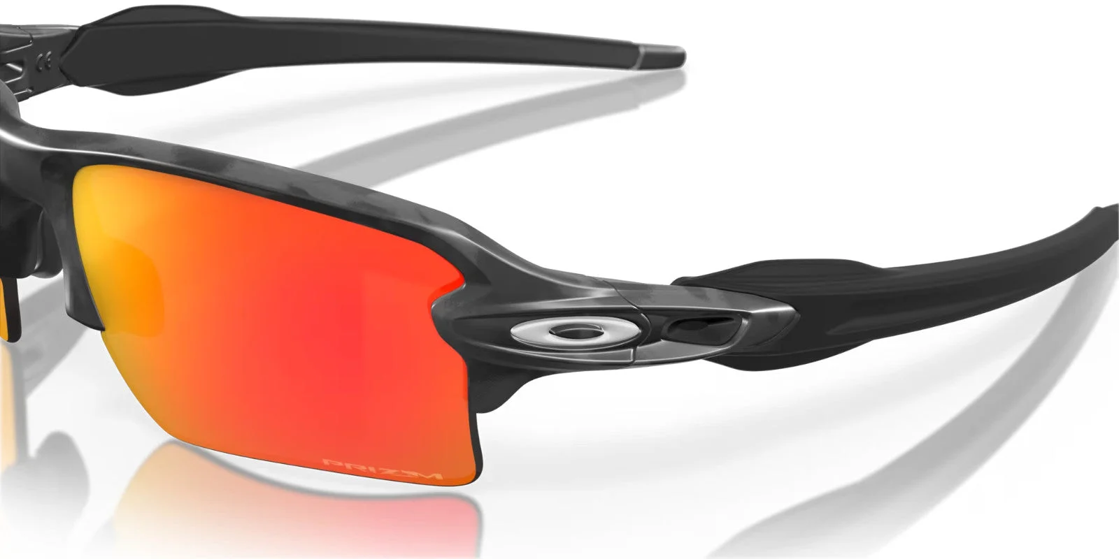 Gafas de Sol Oakley Flak 2.0 XL - Marco Negro Camuflaje, Lente PRIZM Ruby (OO9188-8659)