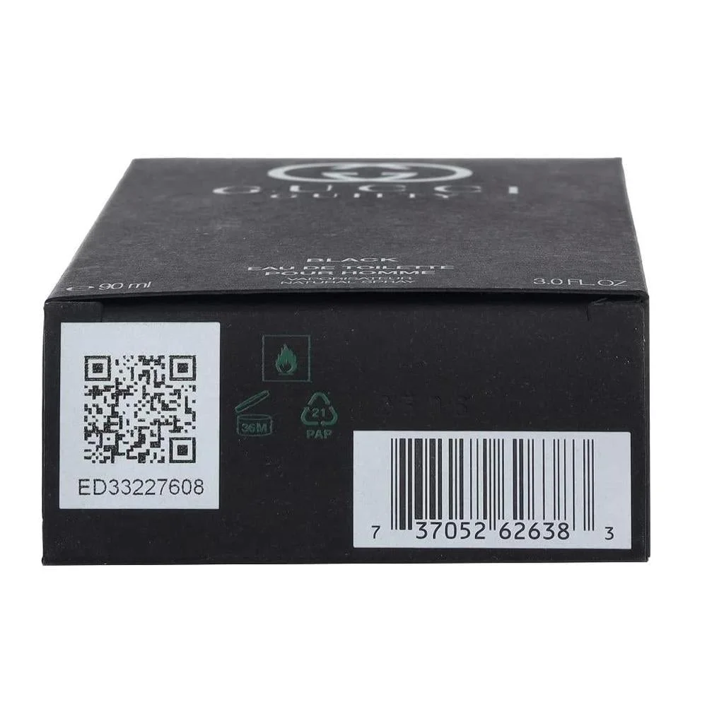 Gucci Guilty Black Pour Homme Eau de Toilette Spray para Hombre, Fragancia Moderna y Seductora