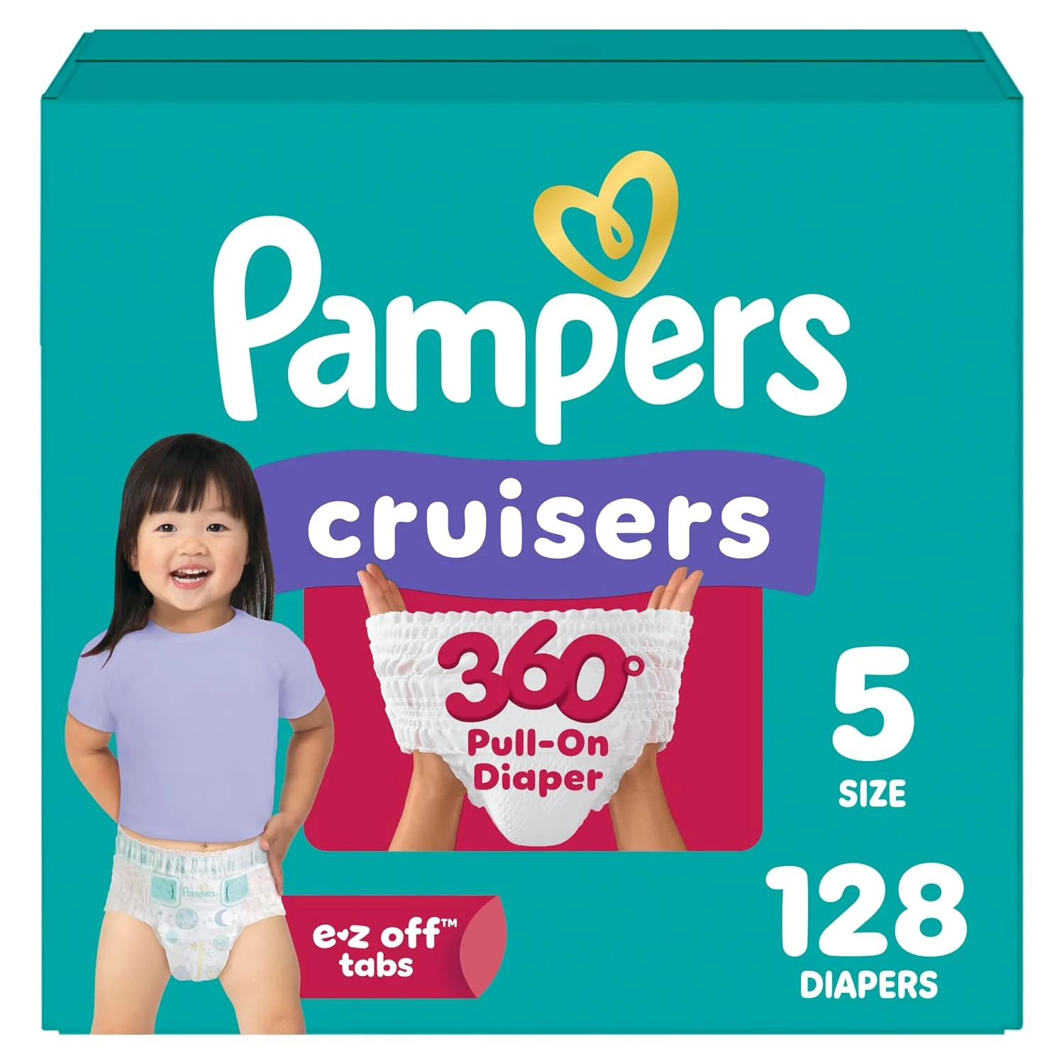 Pampers Cruisers 360 Pañales Tipo Calzoncito para Bebé Tallas 3 a 8
