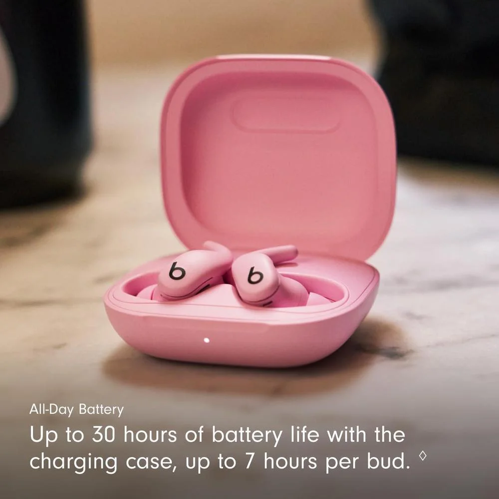 Beats PowerBeats Fit auriculares inalámbricos con cancelación de ruido y ajuste seguro compatibles con Apple y Android
