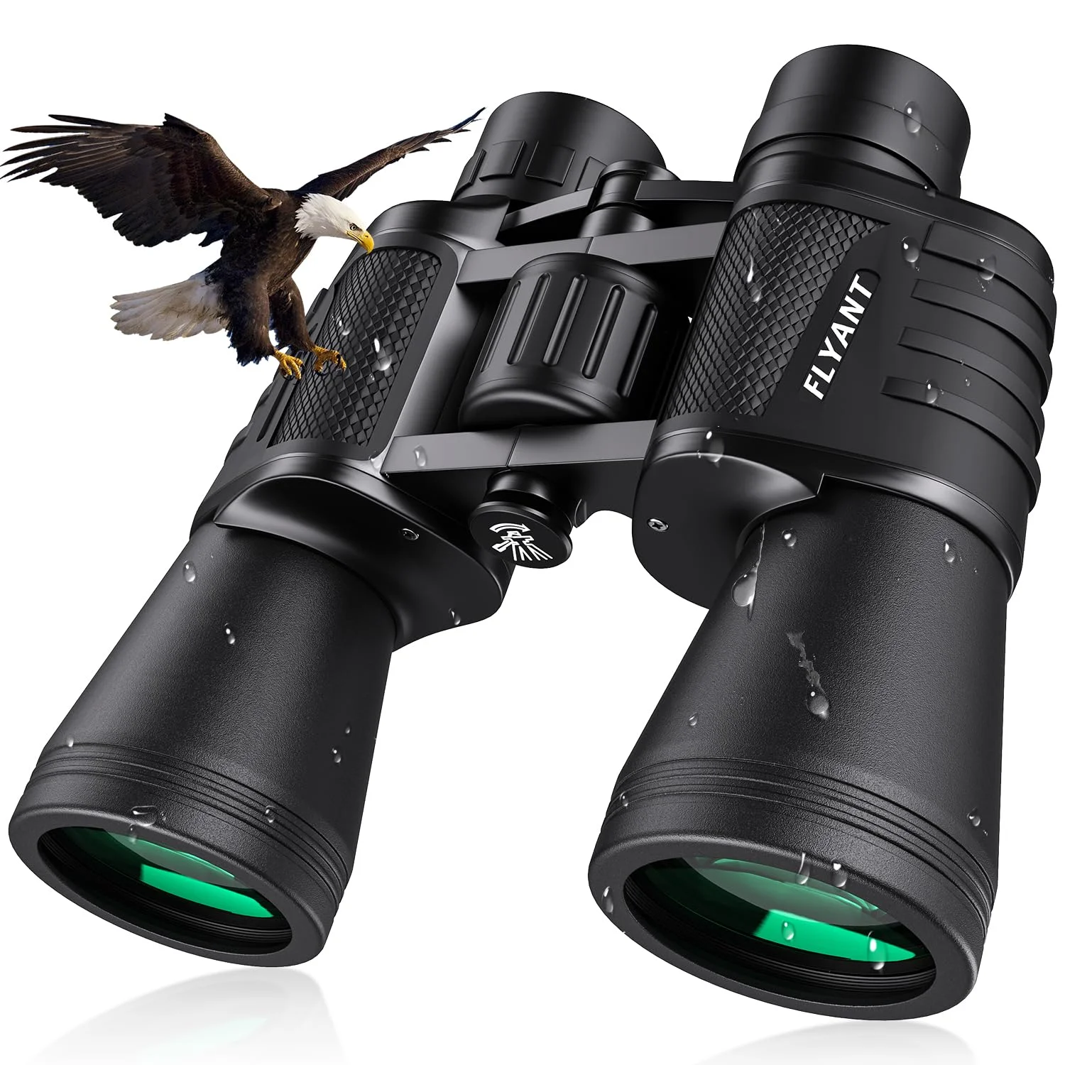 Binoculares Flyant 20x50 con visión nocturna para observación de aves y caza