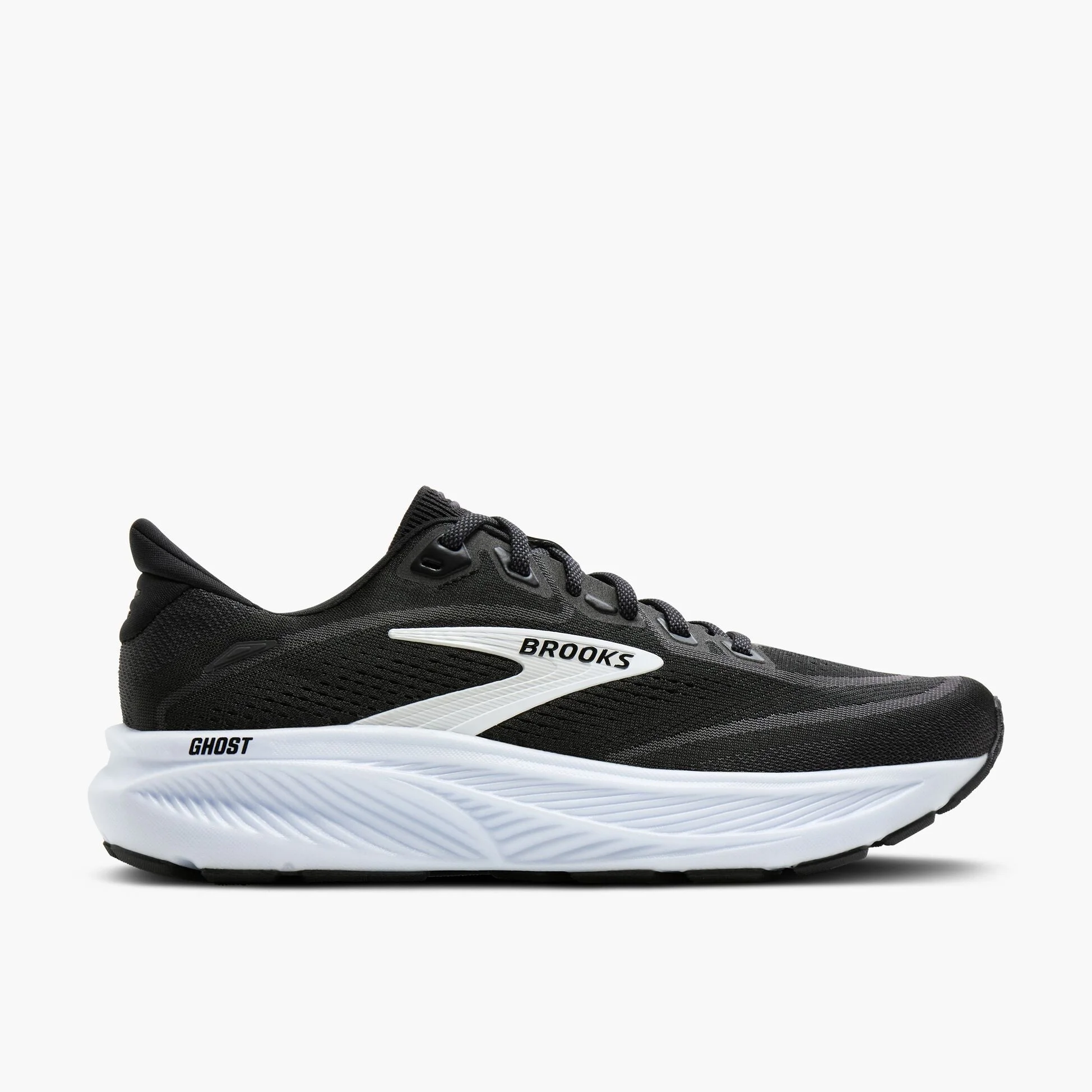 Brooks Ghost 18 Black Grey White