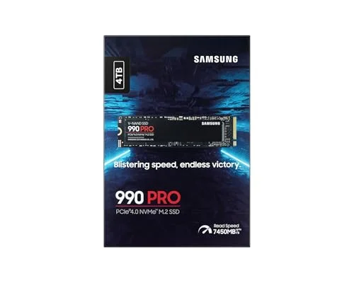 SSD Samsung 990 PRO 4TB PCIe 4.0 NVMe M.2 2280