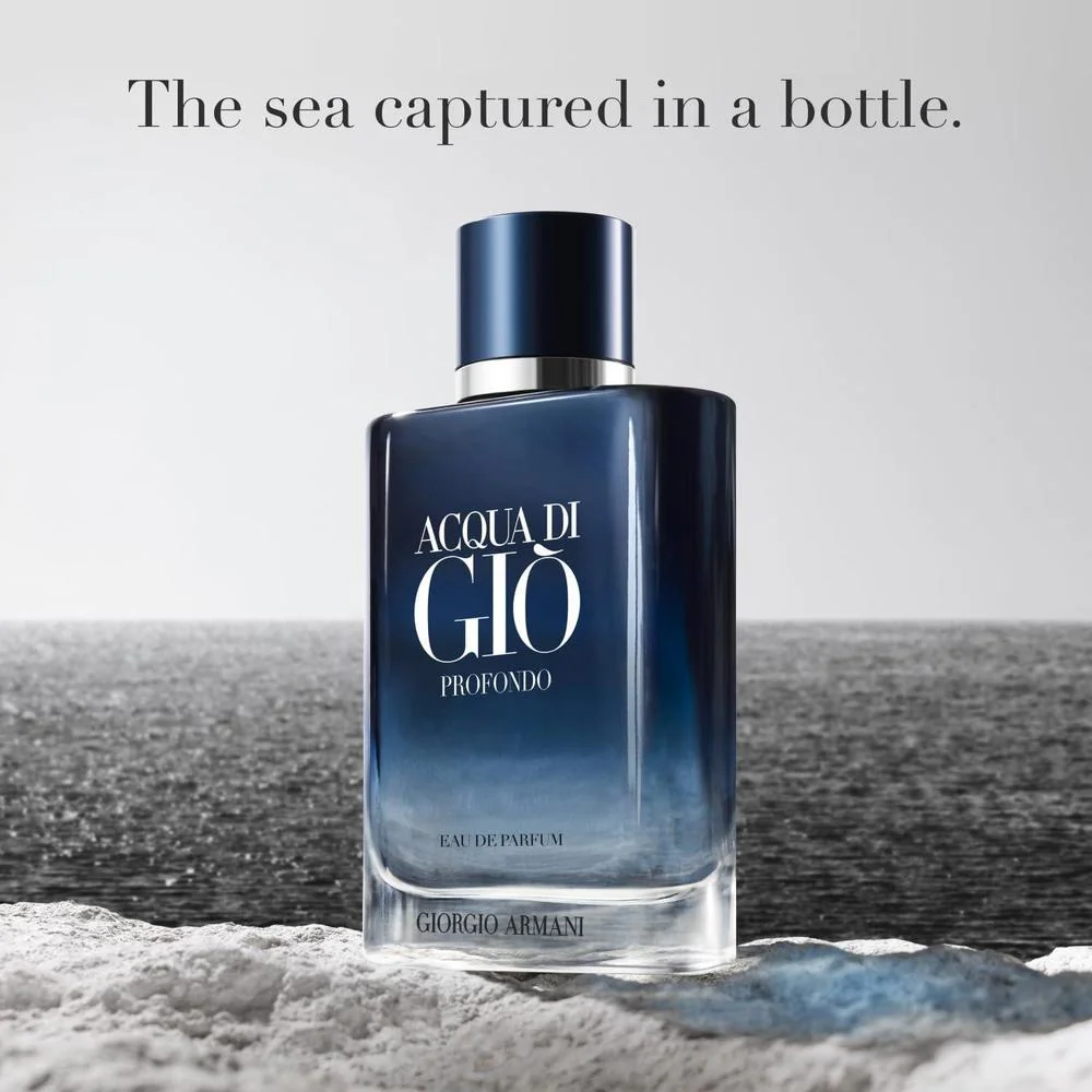 Acqua di Giò Profondo Eau de Parfum, colonia para hombre con aroma fresco de mandarina, lavanda y cedro