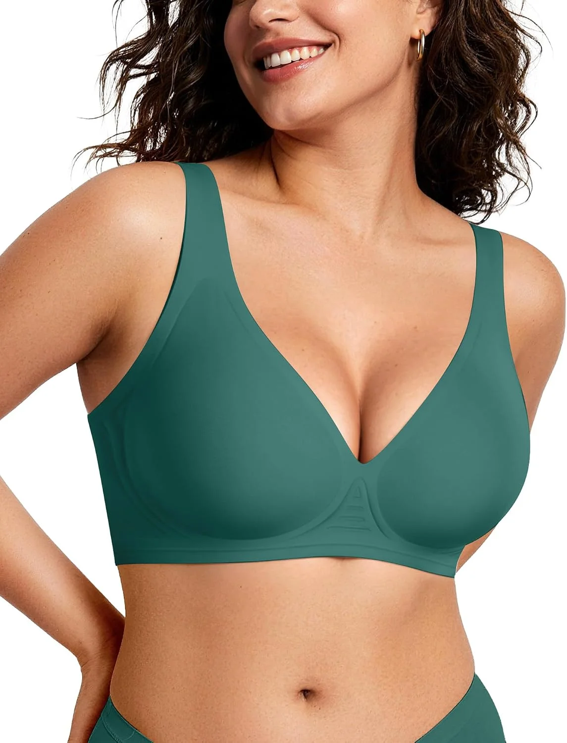 Sostén Oeak Jelly Wireless Deep V sin varillas