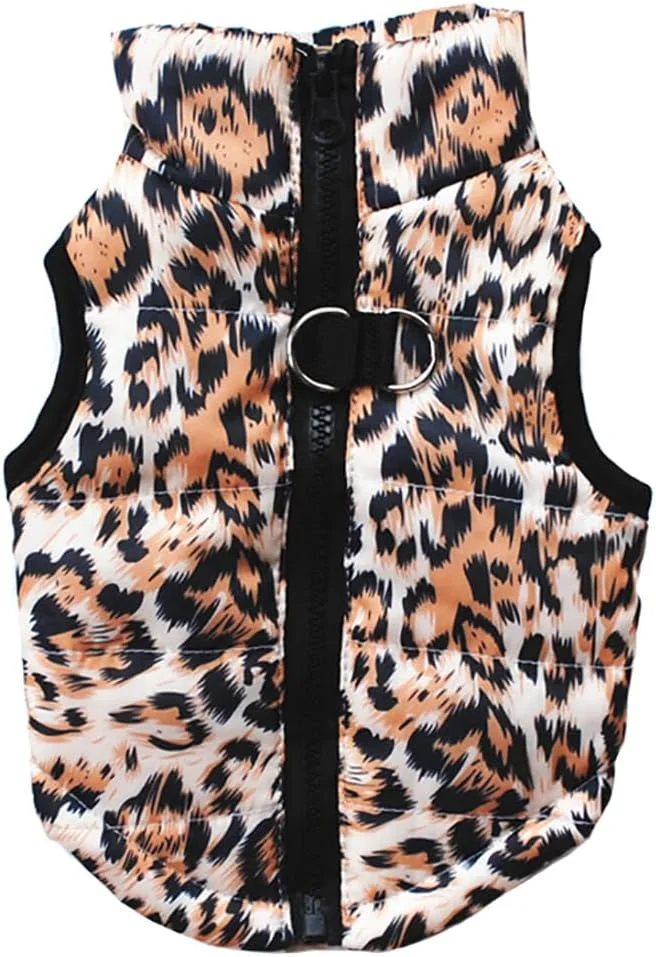 Chaleco de invierno para perros Marupet Leopard XS impermeable y cortavientos