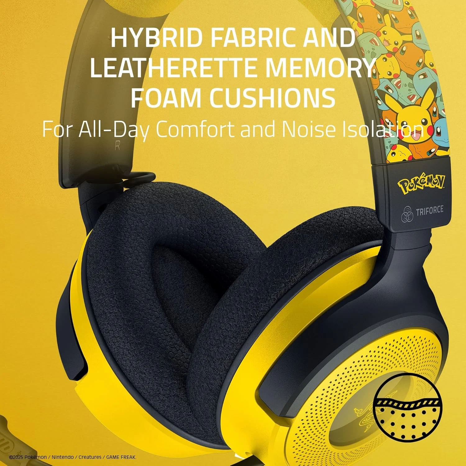 Razer Kraken V4 (Pokémon Edition) — Audífonos gaming con cable, sonido envolvente