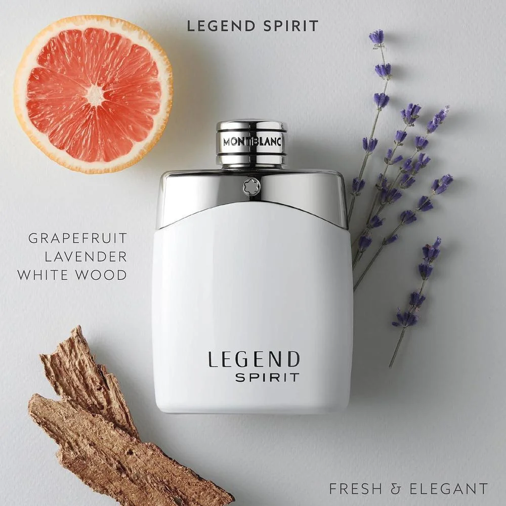 MONTBLANC Legend Spirit fragancia masculina frutada, tamaño grande de 200 ml