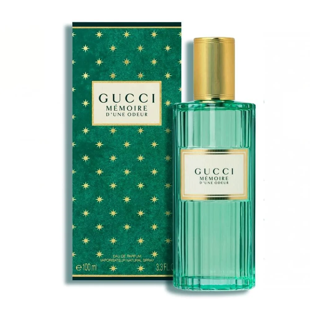 Gucci Memoire Dune Odeur Edp Spray Unisex, fragancia frutada con notas de jazmín, vainilla y cedro