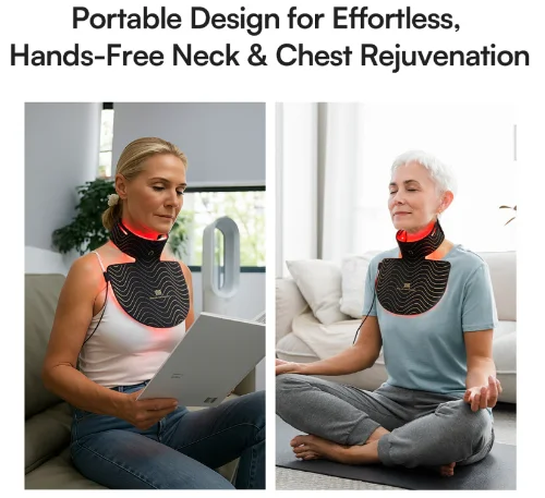 INIA GLOW Neck & Chest Red Light Therapy
