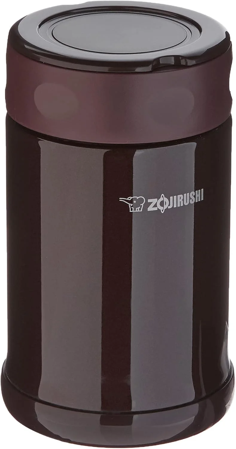 Recipiente térmico Zojirushi acero inoxidable mediano marrón oscuro