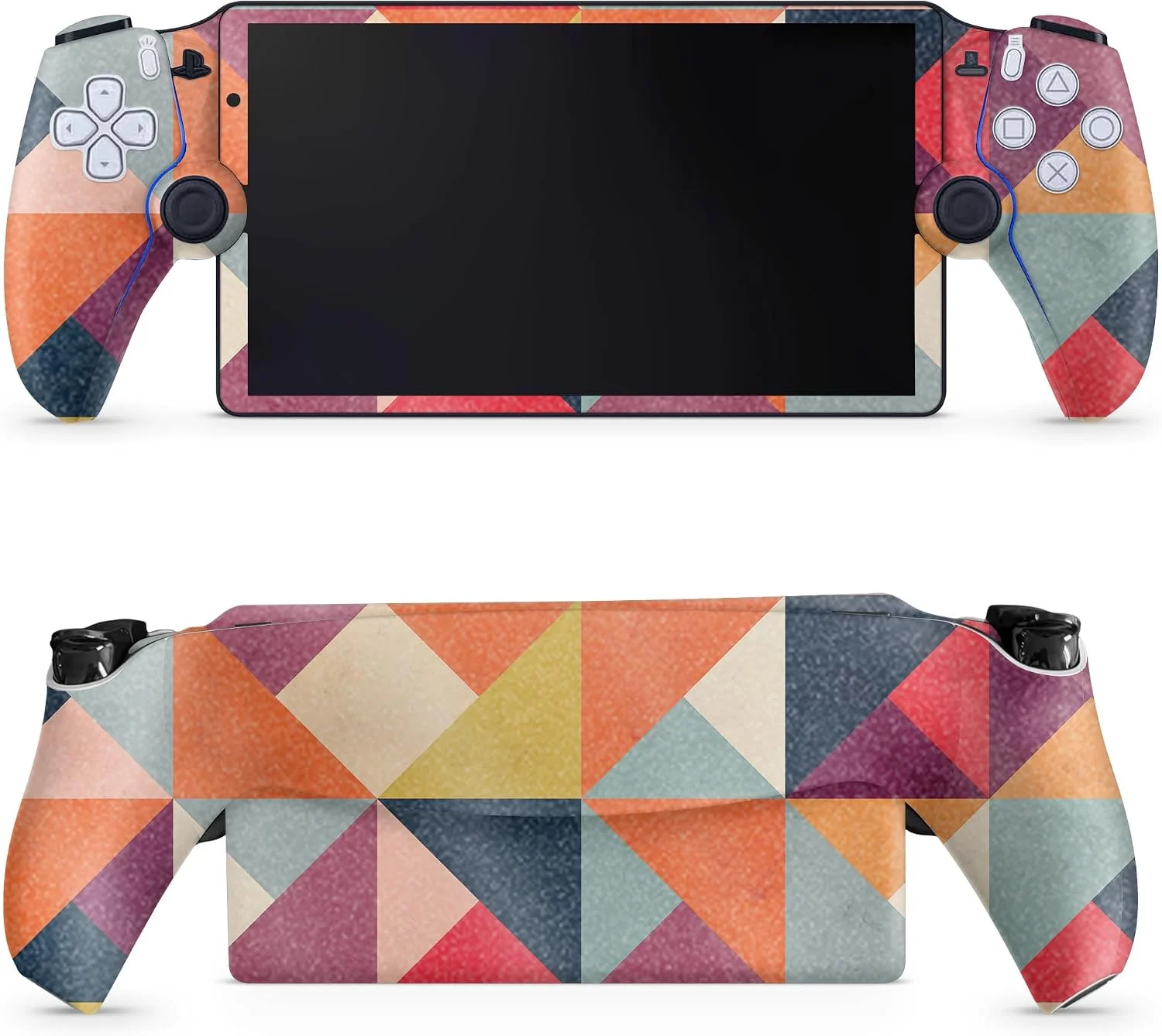 Skin Glossy Glitter Gaming para PS5 Portal Remote Player Bright and Happy