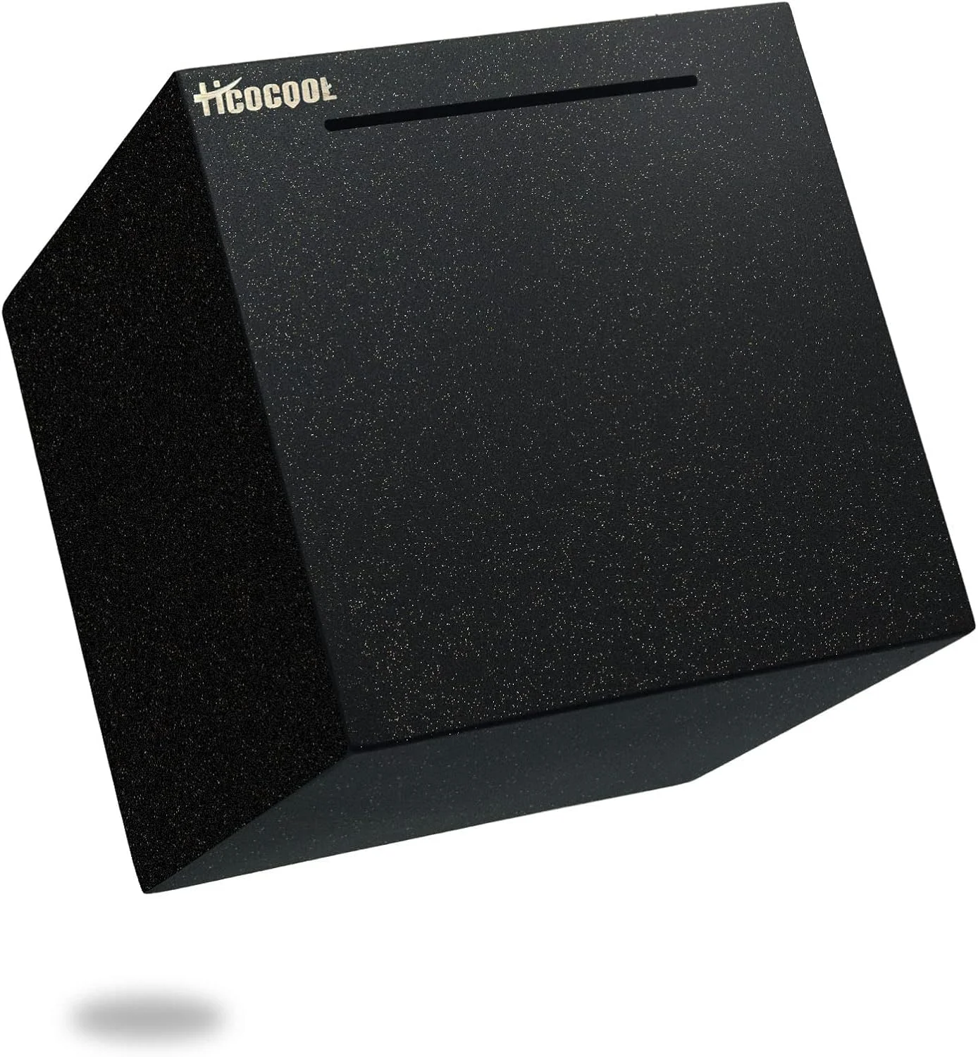 Alcancía Hicocool acero inoxidable negro 5.9 pulgadas