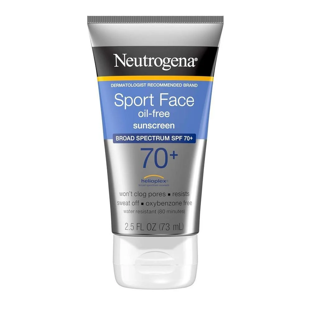 Neutrogena Sport Face Sunscreen Lotion SPF 70+, 2.5 fl. oz - 2.5 Fl Oz (Pack of 1)