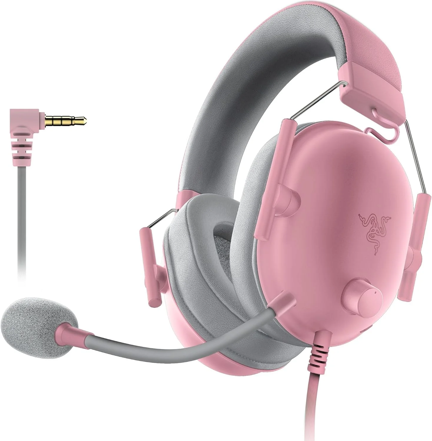 Headset Razer BlackShark V2 X Gaming 50mm Drivers Quartz Pink