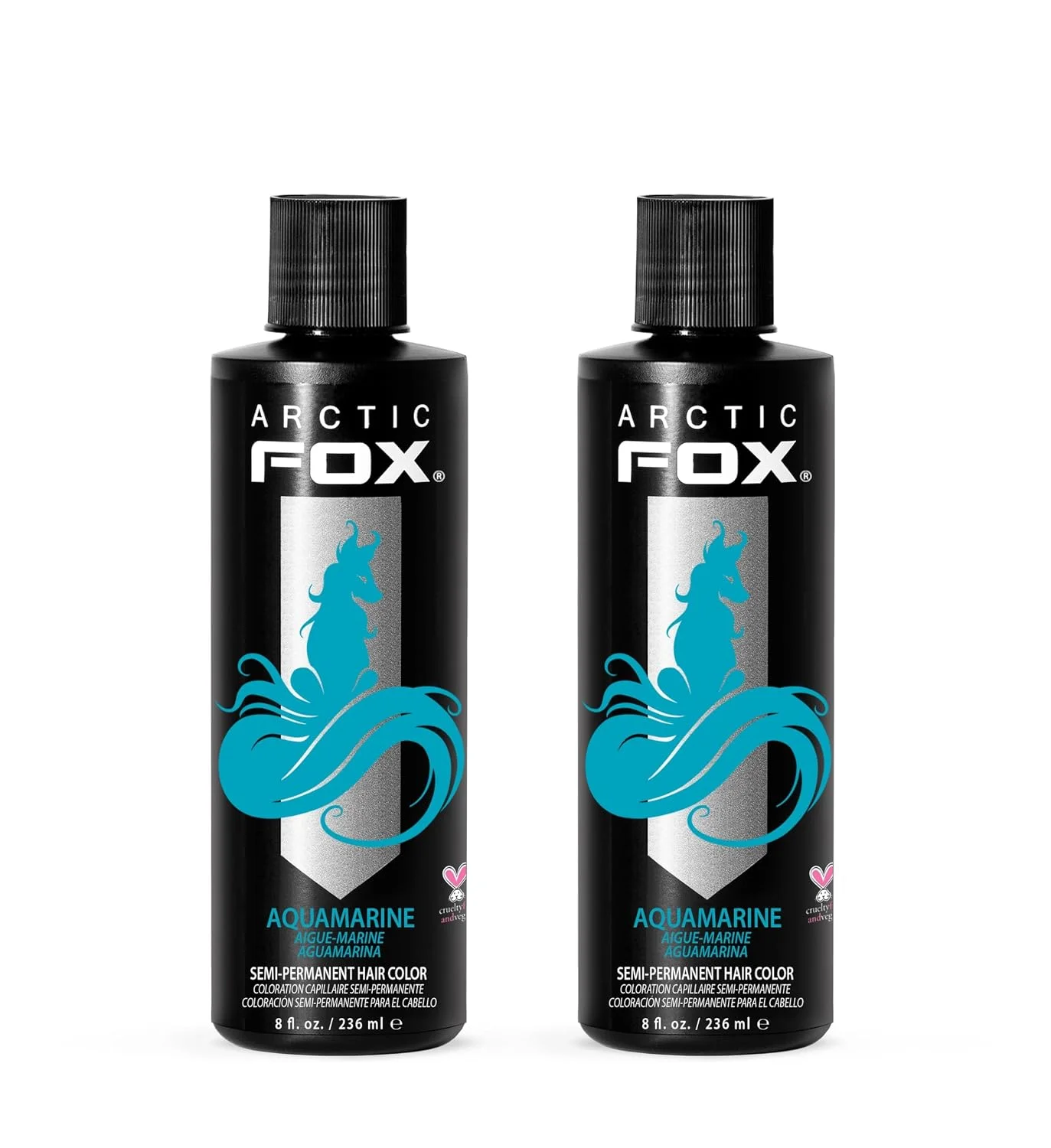 Tintura Semipermanente Arctic Fox Aquamarine Blue 2 x 8 fl oz