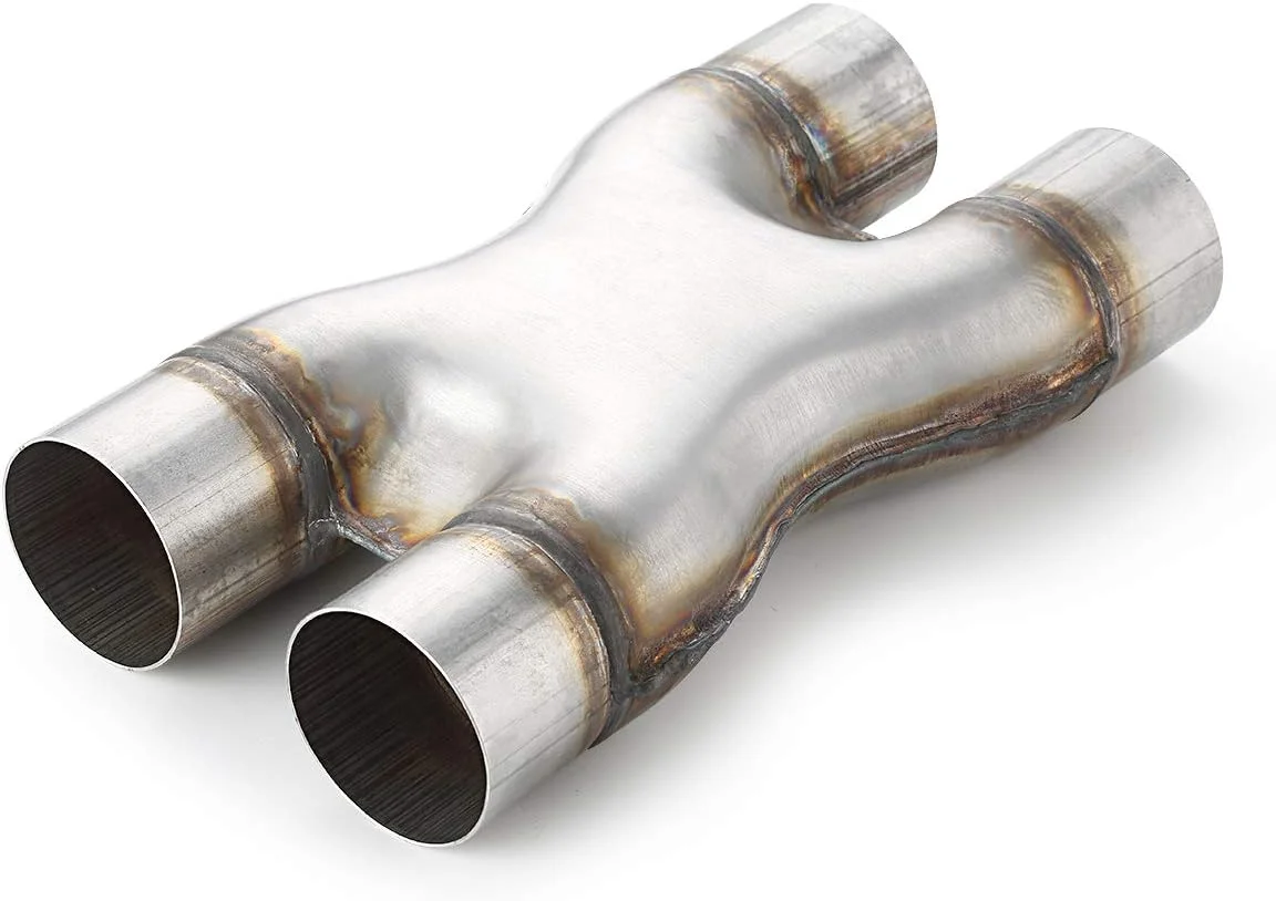 Tubo X de escape A-KARCK 2.5" acero inoxidable 12" de largo